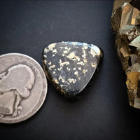 Josephinite Trillion Cabochon