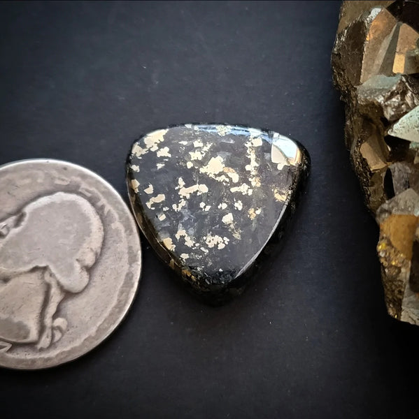 Josephinite Trillion Cabochon