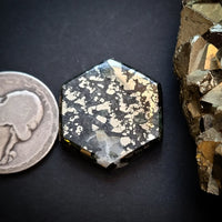 Josephinite Hexagon Cabochon