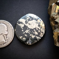 Josephinite Large Chunky Marquise Cabochon